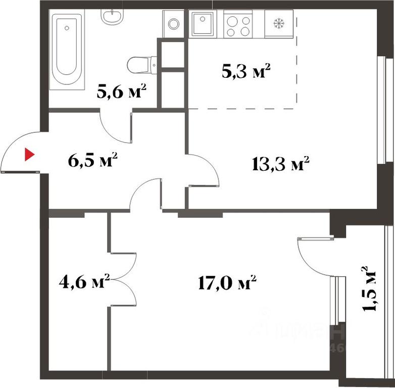 1-BD Apartment Sale, 52.5 sq. m. at 8 klenov, Novaya Moskovskaya ulitsa, Opalikha Microdistrict, Krasnogorsk, Moscow Region, Russia #1 1-BD Apartment Sale, 52.5 sq. m. at 8 klenov, Novaya Moskovskaya ulitsa, Opalikha Microdistrict, Krasnogorsk, Moscow Region, Russia #1