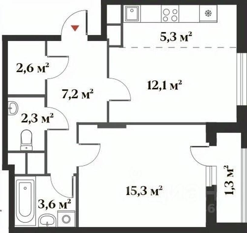1-BD Apartment Sale, 48.6 sq. m. at 8 klenov, Novaya Moskovskaya ulitsa, Opalikha Microdistrict, Krasnogorsk, Moscow Region, Russia #1 1-BD Apartment Sale, 48.6 sq. m. at 8 klenov, Novaya Moskovskaya ulitsa, Opalikha Microdistrict, Krasnogorsk, Moscow Region, Russia #1