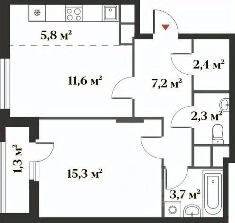 1-BD Apartment Sale, 48.4 sq. m. at 8 klenov, Novaya Moskovskaya ulitsa, Opalikha Microdistrict, Krasnogorsk, Moscow Region, Russia #1 1-BD Apartment Sale, 48.4 sq. m. at 8 klenov, Novaya Moskovskaya ulitsa, Opalikha Microdistrict, Krasnogorsk, Moscow Region, Russia #1