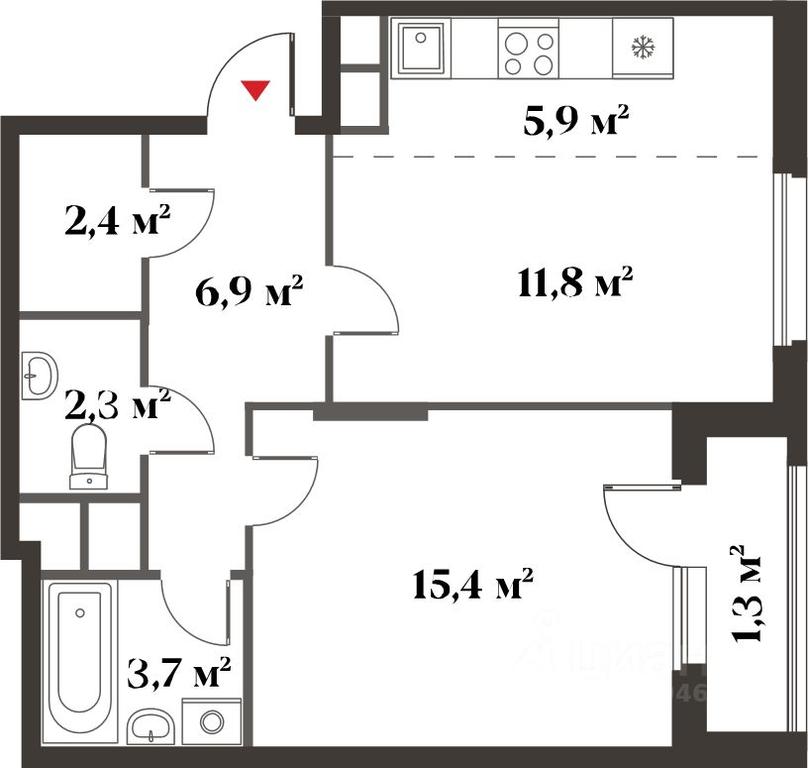1-BD Apartment Sale, 48.4 sq. m. at 8 klenov, Novaya Moskovskaya ulitsa, Opalikha Microdistrict, Krasnogorsk, Moscow Region, Russia #2 1-BD Apartment Sale, 48.4 sq. m. at 8 klenov, Novaya Moskovskaya ulitsa, Opalikha Microdistrict, Krasnogorsk, Moscow Region, Russia #2