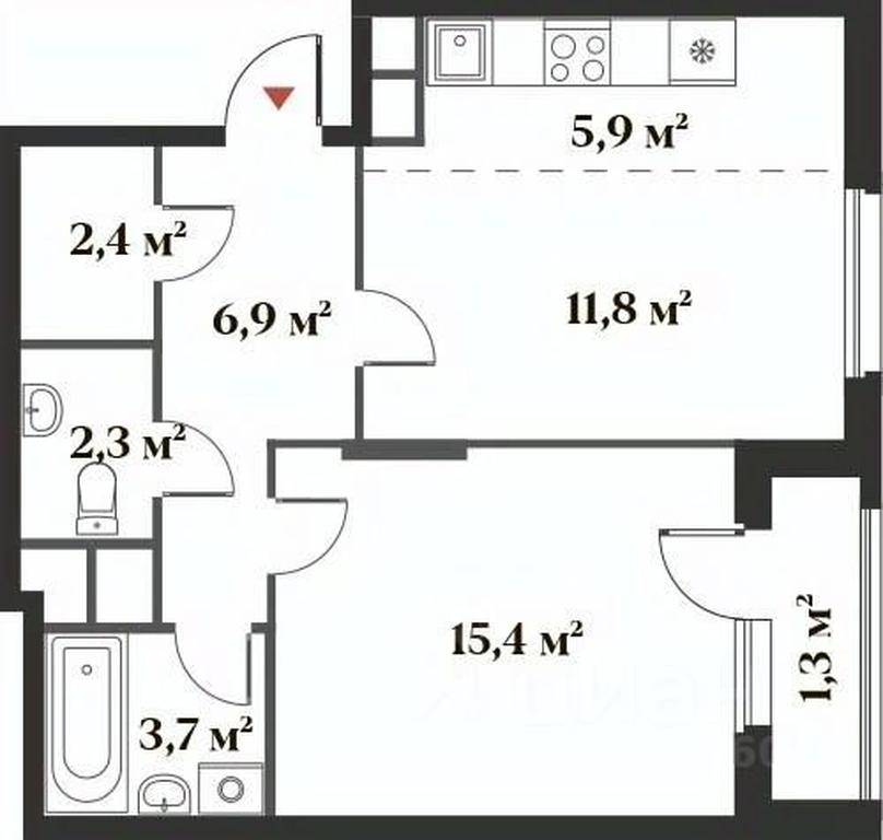 1-BD Apartment Sale, 48.4 sq. m. at 8 klenov, Novaya Moskovskaya ulitsa, Opalikha Microdistrict, Krasnogorsk, Moscow Region, Russia #1 1-BD Apartment Sale, 48.4 sq. m. at 8 klenov, Novaya Moskovskaya ulitsa, Opalikha Microdistrict, Krasnogorsk, Moscow Region, Russia #1