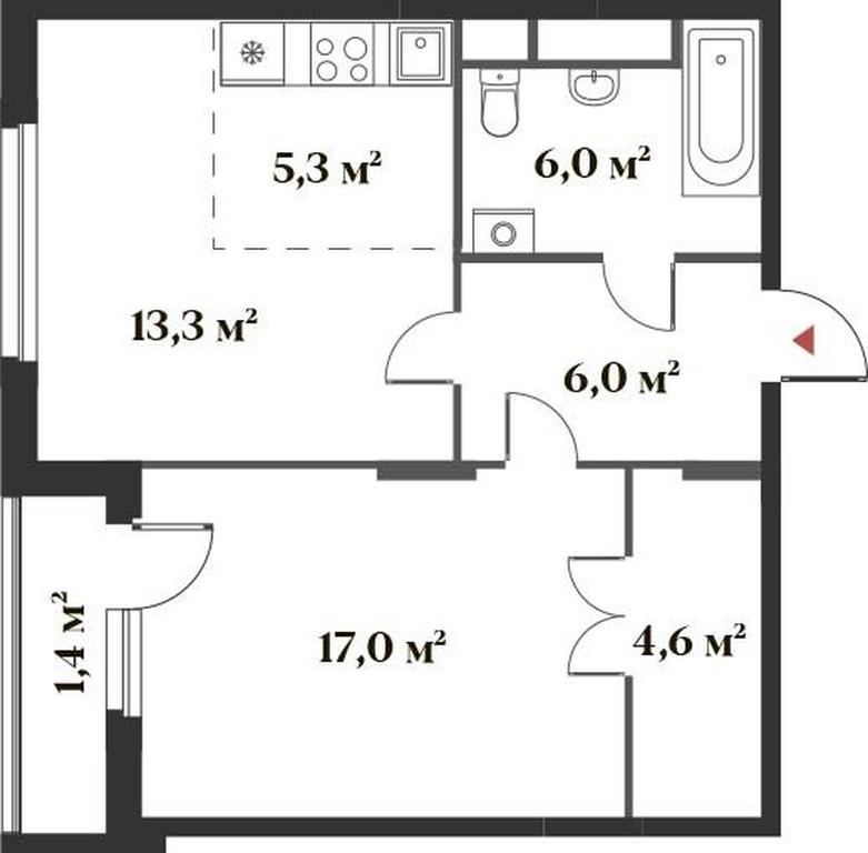 1-BD Apartment Sale, 52.2平方米 at 8 klenov, Novaya Moskovskaya ulitsa, Opalikha Microdistrict, Krasnogorsk, Moscow Region, Russia #1 1-BD Apartment Sale, 52.2平方米 at 8 klenov, Novaya Moskovskaya ulitsa, Opalikha Microdistrict, Krasnogorsk, Moscow Region, Russia #1