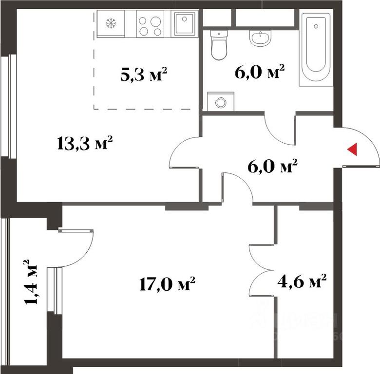 1-BD Apartment Sale, 52.2平方米 at 8 klenov, Novaya Moskovskaya ulitsa, Opalikha Microdistrict, Krasnogorsk, Moscow Region, Russia #2 1-BD Apartment Sale, 52.2平方米 at 8 klenov, Novaya Moskovskaya ulitsa, Opalikha Microdistrict, Krasnogorsk, Moscow Region, Russia #2