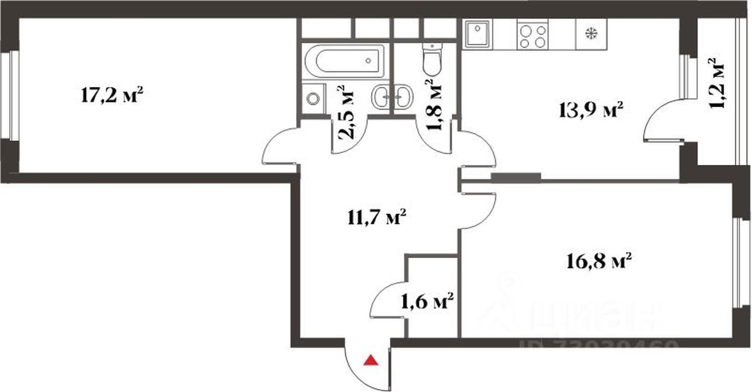 Apartment Sale, 40.7 sq. m. at 8 klenov, Novaya Moskovskaya ulitsa, Opalikha Microdistrict, Krasnogorsk, Moscow Region, Russia #1 Apartment Sale, 40.7 sq. m. at 8 klenov, Novaya Moskovskaya ulitsa, Opalikha Microdistrict, Krasnogorsk, Moscow Region, Russia #1