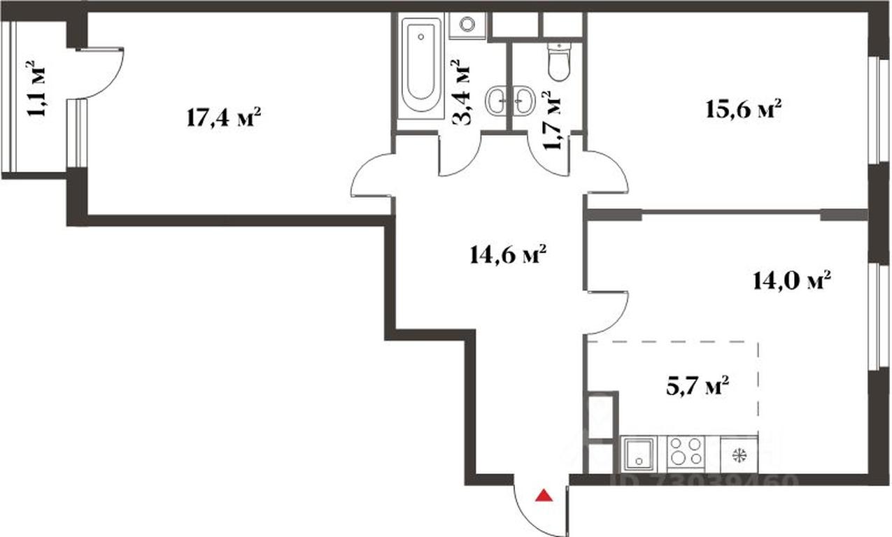 1-BD Apartment Sale, 51.9 sq. m. at 8 klenov, Novaya Moskovskaya ulitsa, Opalikha Microdistrict, Krasnogorsk, Moscow Region, Russia #1 1-BD Apartment Sale, 51.9 sq. m. at 8 klenov, Novaya Moskovskaya ulitsa, Opalikha Microdistrict, Krasnogorsk, Moscow Region, Russia #1