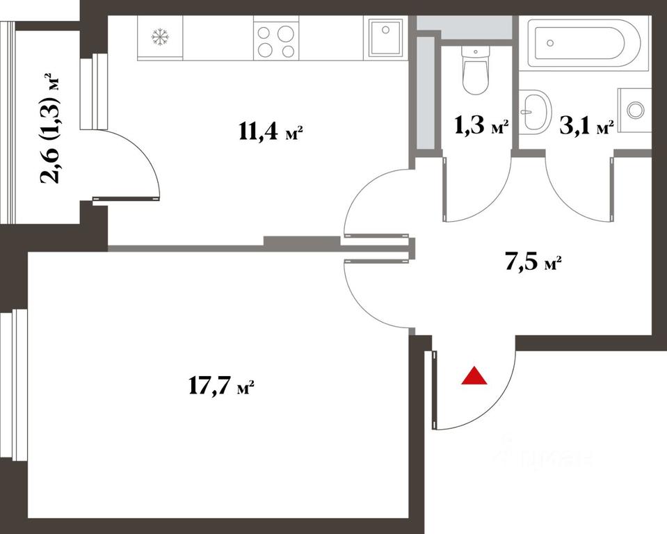 Apartment Sale, 40.9平方米 at 8 klenov, Novaya Moskovskaya ulitsa, Opalikha Microdistrict, Krasnogorsk, Moscow Region, Russia #1 Apartment Sale, 40.9平方米 at 8 klenov, Novaya Moskovskaya ulitsa, Opalikha Microdistrict, Krasnogorsk, Moscow Region, Russia #1
