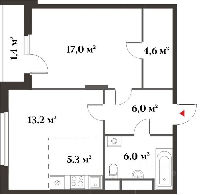 1-BD Apartment Sale, 52.2平方米 at 8 klenov, Novaya Moskovskaya ulitsa, Opalikha Microdistrict, Krasnogorsk, Moscow Region, Russia #2 1-BD Apartment Sale, 52.2平方米 at 8 klenov, Novaya Moskovskaya ulitsa, Opalikha Microdistrict, Krasnogorsk, Moscow Region, Russia #2