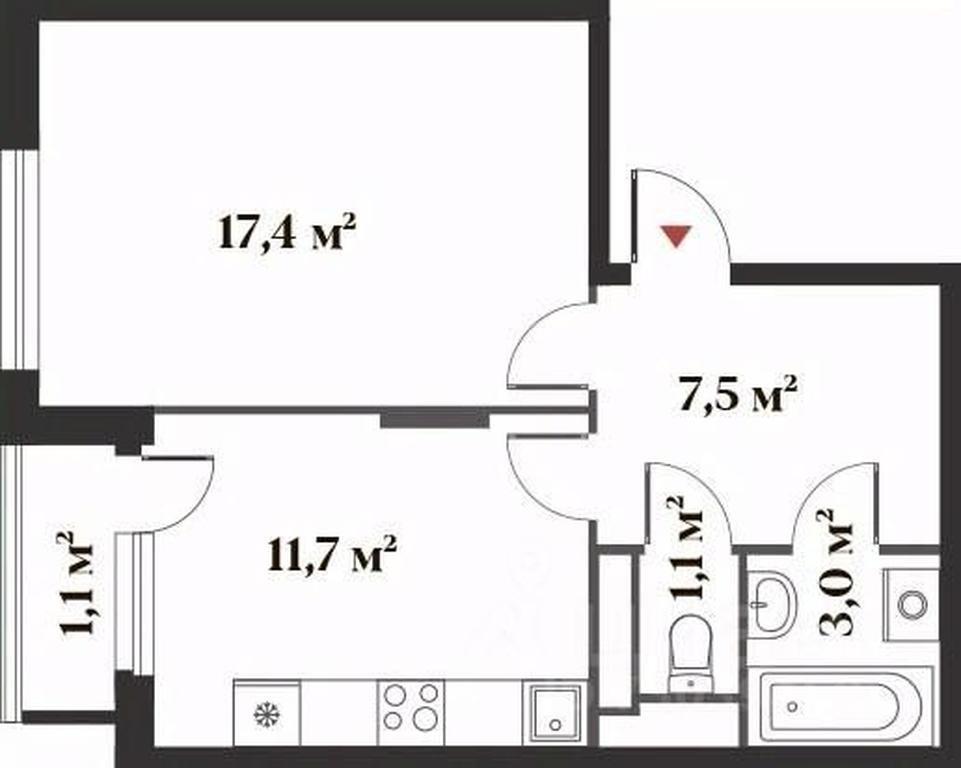 Apartment Sale, 40.7平方米 at 8 klenov, Novaya Moskovskaya ulitsa, Opalikha Microdistrict, Krasnogorsk, Moscow Region, Russia #1 Apartment Sale, 40.7平方米 at 8 klenov, Novaya Moskovskaya ulitsa, Opalikha Microdistrict, Krasnogorsk, Moscow Region, Russia #1