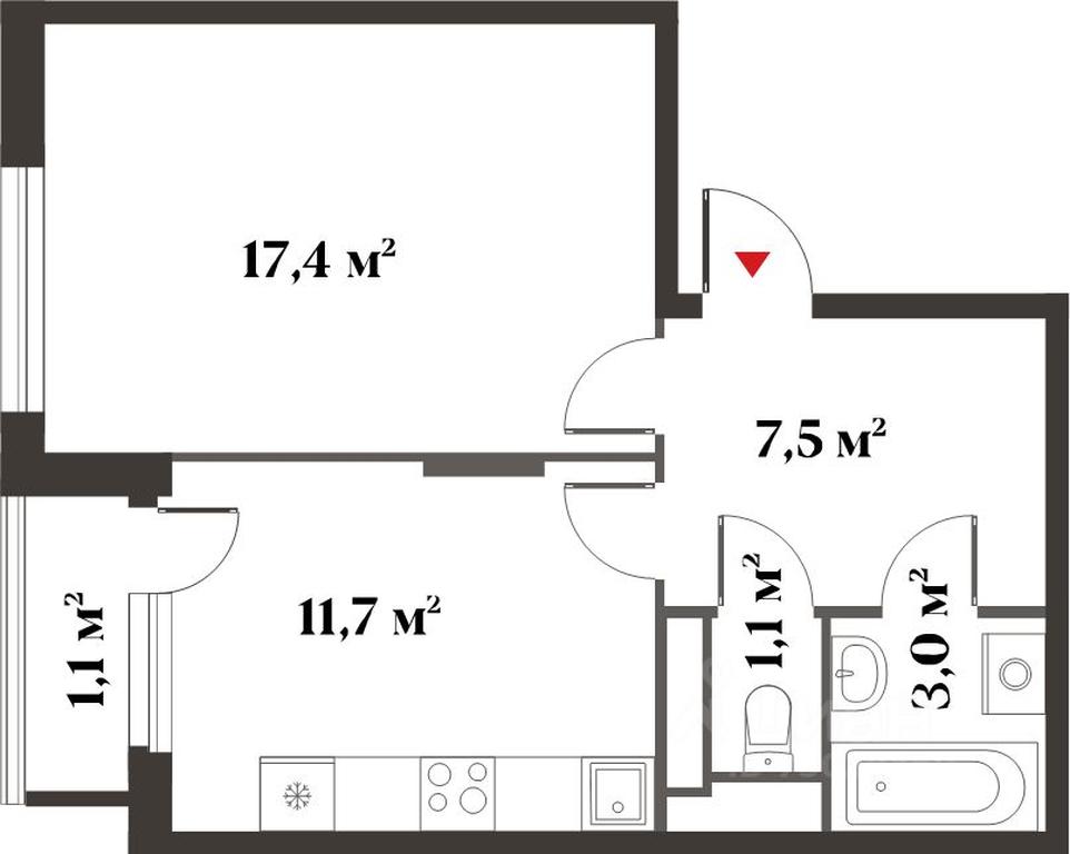 Apartment Sale, 40.7平方米 at 8 klenov, Novaya Moskovskaya ulitsa, Opalikha Microdistrict, Krasnogorsk, Moscow Region, Russia #2 Apartment Sale, 40.7平方米 at 8 klenov, Novaya Moskovskaya ulitsa, Opalikha Microdistrict, Krasnogorsk, Moscow Region, Russia #2