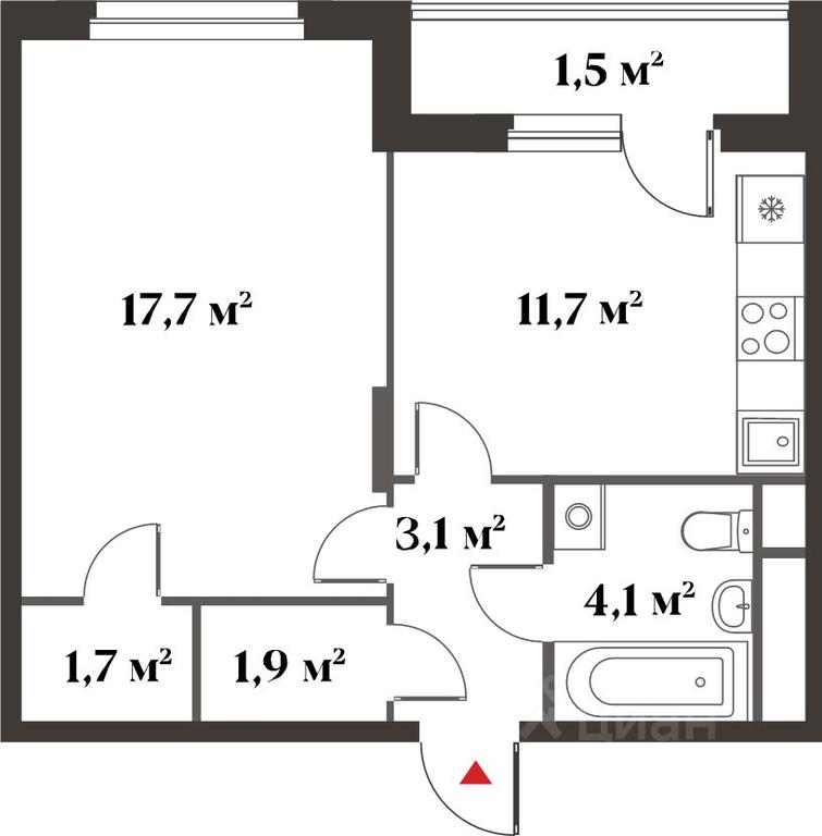 Apartment Sale, 40.3平方米 at 8 klenov, Novaya Moskovskaya ulitsa, Opalikha Microdistrict, Krasnogorsk, Moscow Region, Russia #2 Apartment Sale, 40.3平方米 at 8 klenov, Novaya Moskovskaya ulitsa, Opalikha Microdistrict, Krasnogorsk, Moscow Region, Russia #2