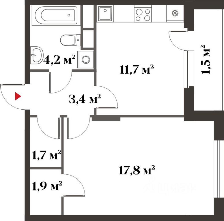 Apartment Sale, 40.6平方米 at 8 klenov, Novaya Moskovskaya ulitsa, Opalikha Microdistrict, Krasnogorsk, Moscow Region, Russia #1 Apartment Sale, 40.6平方米 at 8 klenov, Novaya Moskovskaya ulitsa, Opalikha Microdistrict, Krasnogorsk, Moscow Region, Russia #1