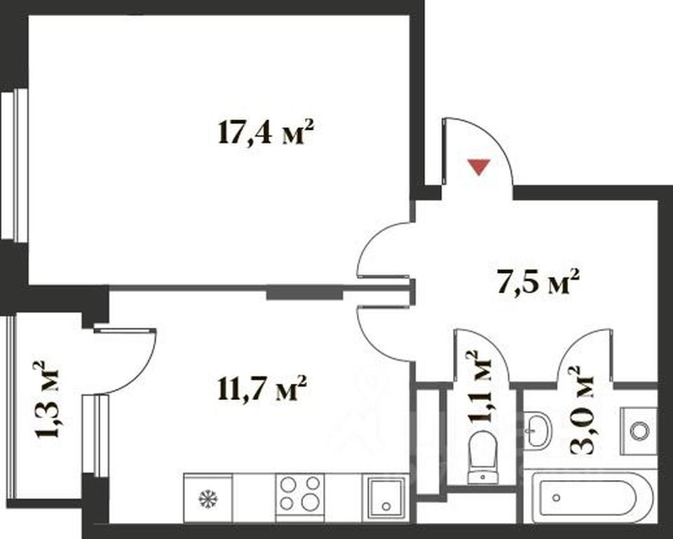 Apartment Sale, 40.7 sq. m. at 8 klenov, Novaya Moskovskaya ulitsa, Opalikha Microdistrict, Krasnogorsk, Moscow Region, Russia #1 Apartment Sale, 40.7 sq. m. at 8 klenov, Novaya Moskovskaya ulitsa, Opalikha Microdistrict, Krasnogorsk, Moscow Region, Russia #1
