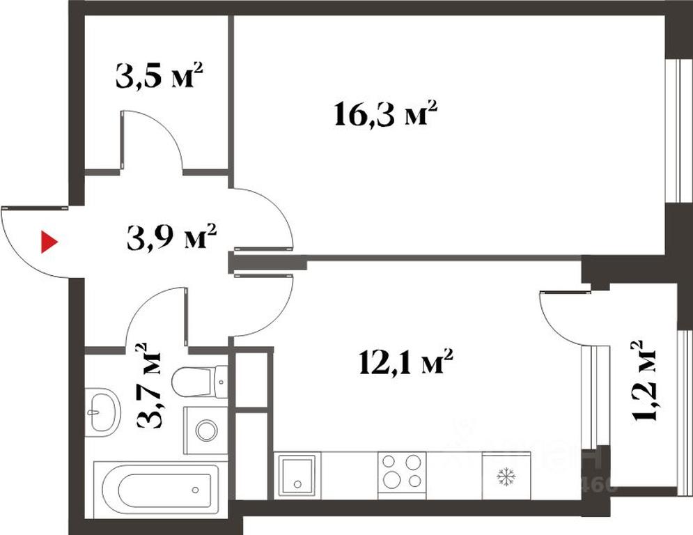 Apartment Sale, 39.4 sq. m. at 8 klenov, Novaya Moskovskaya ulitsa, Opalikha Microdistrict, Krasnogorsk, Moscow Region, Russia #2 Apartment Sale, 39.4 sq. m. at 8 klenov, Novaya Moskovskaya ulitsa, Opalikha Microdistrict, Krasnogorsk, Moscow Region, Russia #2