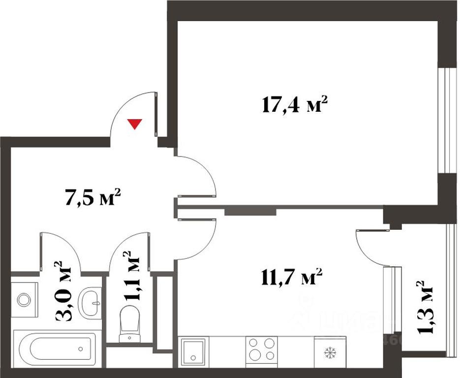 Apartment Sale, 40.8平方米 at 8 klenov, Novaya Moskovskaya ulitsa, Opalikha Microdistrict, Krasnogorsk, Moscow Region, Russia #1 Apartment Sale, 40.8平方米 at 8 klenov, Novaya Moskovskaya ulitsa, Opalikha Microdistrict, Krasnogorsk, Moscow Region, Russia #1