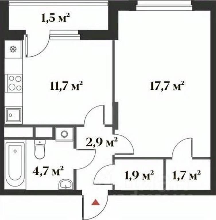 Apartment Sale, 40.6 sq. m. at 8 klenov, Novaya Moskovskaya ulitsa, Opalikha Microdistrict, Krasnogorsk, Moscow Region, Russia #1 Apartment Sale, 40.6 sq. m. at 8 klenov, Novaya Moskovskaya ulitsa, Opalikha Microdistrict, Krasnogorsk, Moscow Region, Russia #1