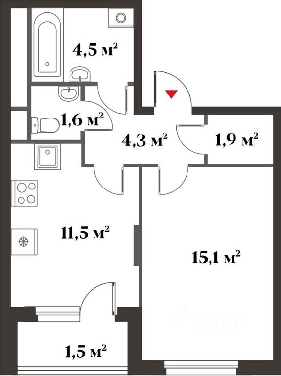 Apartment Sale, 39 sq. m. at 8 klenov, Novaya Moskovskaya ulitsa, Opalikha Microdistrict, Krasnogorsk, Moscow Region, Russia #2 Apartment Sale, 39 sq. m. at 8 klenov, Novaya Moskovskaya ulitsa, Opalikha Microdistrict, Krasnogorsk, Moscow Region, Russia #2