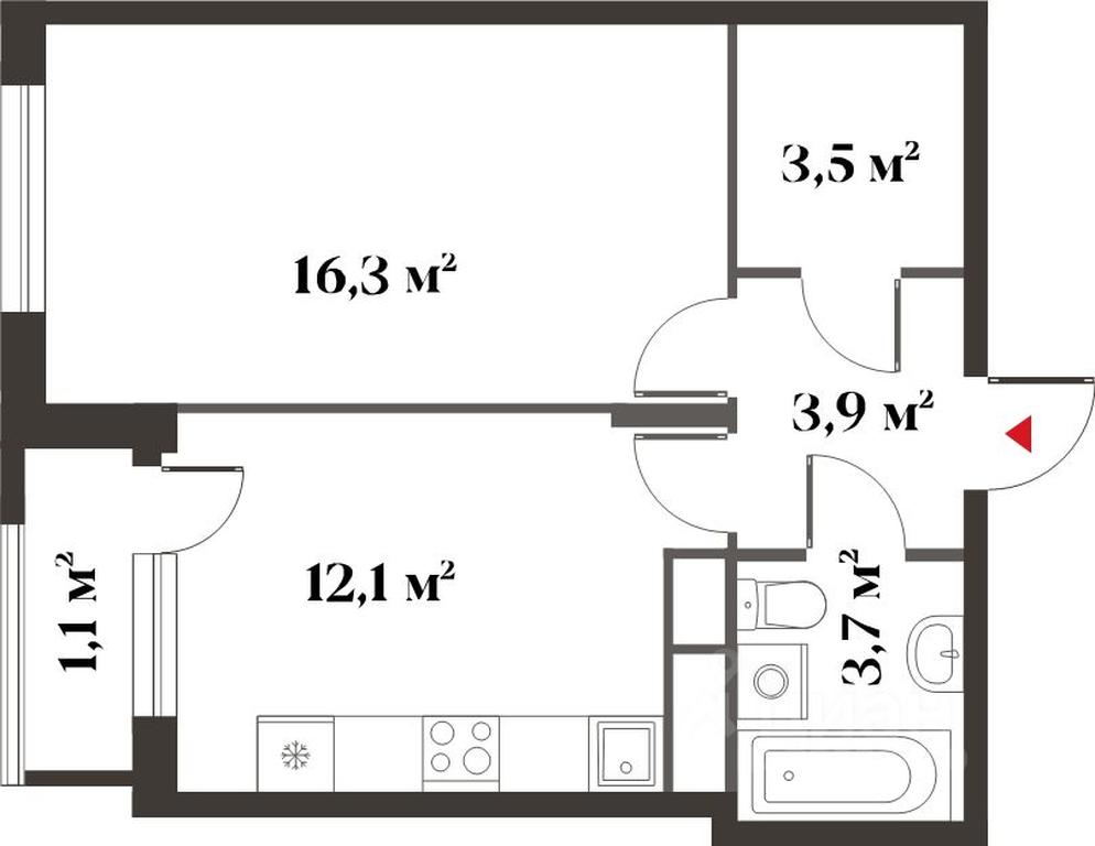 Apartment Sale, 39.6 sq. m. at 8 klenov, Novaya Moskovskaya ulitsa, Opalikha Microdistrict, Krasnogorsk, Moscow Region, Russia #2 Apartment Sale, 39.6 sq. m. at 8 klenov, Novaya Moskovskaya ulitsa, Opalikha Microdistrict, Krasnogorsk, Moscow Region, Russia #2