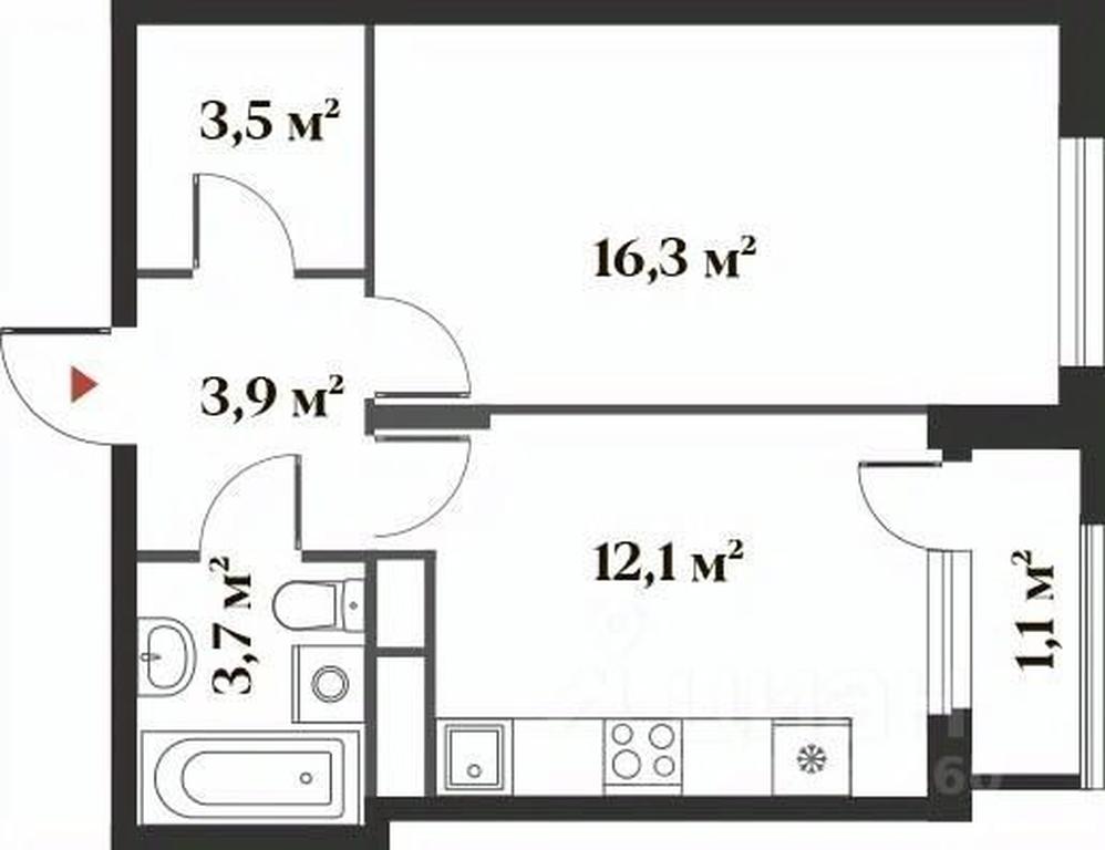 Apartment Sale, 39.4 sq. m. at 8 klenov, Novaya Moskovskaya ulitsa, Opalikha Microdistrict, Krasnogorsk, Moscow Region, Russia #1 Apartment Sale, 39.4 sq. m. at 8 klenov, Novaya Moskovskaya ulitsa, Opalikha Microdistrict, Krasnogorsk, Moscow Region, Russia #1
