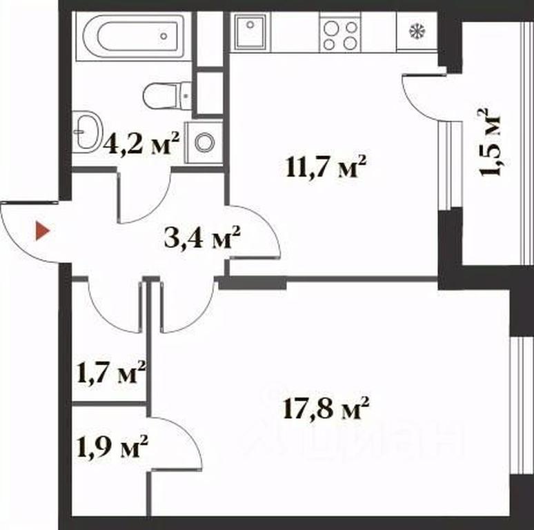 Apartment Sale, 40.6 sq. m. at 8 klenov, Novaya Moskovskaya ulitsa, Opalikha Microdistrict, Krasnogorsk, Moscow Region, Russia #1 Apartment Sale, 40.6 sq. m. at 8 klenov, Novaya Moskovskaya ulitsa, Opalikha Microdistrict, Krasnogorsk, Moscow Region, Russia #1