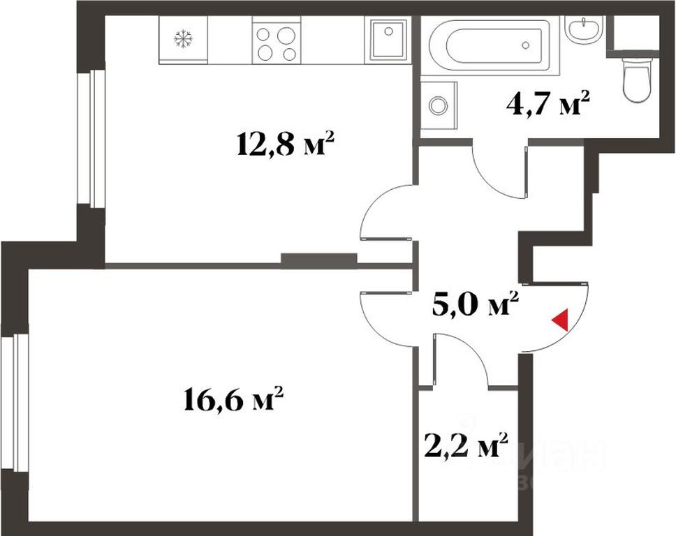 Apartment Sale, 41.3 sq. m. at 8 klenov, Novaya Moskovskaya ulitsa, Opalikha Microdistrict, Krasnogorsk, Moscow Region, Russia #2 Apartment Sale, 41.3 sq. m. at 8 klenov, Novaya Moskovskaya ulitsa, Opalikha Microdistrict, Krasnogorsk, Moscow Region, Russia #2