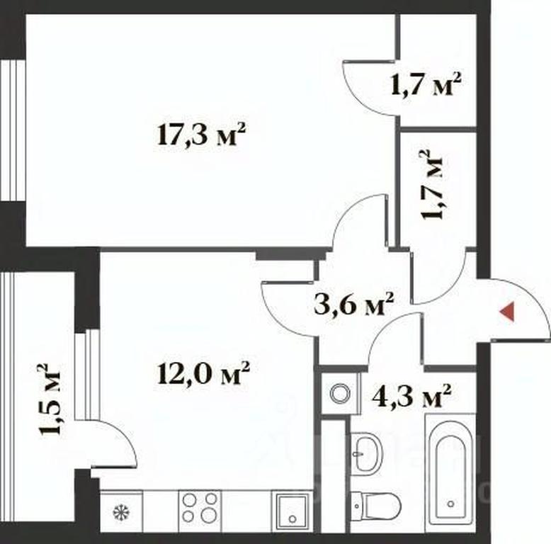 Apartment Sale, 40.5平方米 at 8 klenov, Novaya Moskovskaya ulitsa, Opalikha Microdistrict, Krasnogorsk, Moscow Region, Russia #1 Apartment Sale, 40.5平方米 at 8 klenov, Novaya Moskovskaya ulitsa, Opalikha Microdistrict, Krasnogorsk, Moscow Region, Russia #1