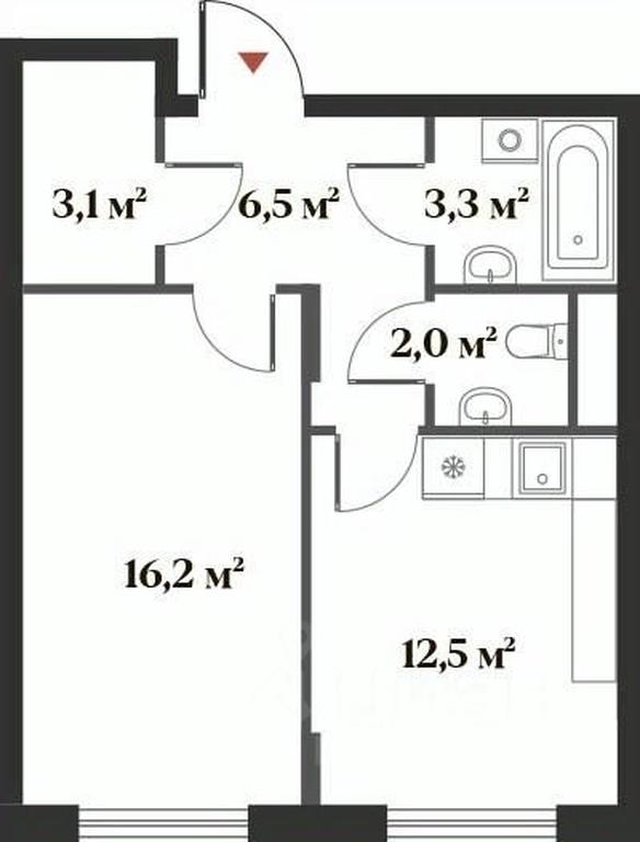 Apartment Sale, 44.5平方米 at 8 klenov, Novaya Moskovskaya ulitsa, Opalikha Microdistrict, Krasnogorsk, Moscow Region, Russia #1