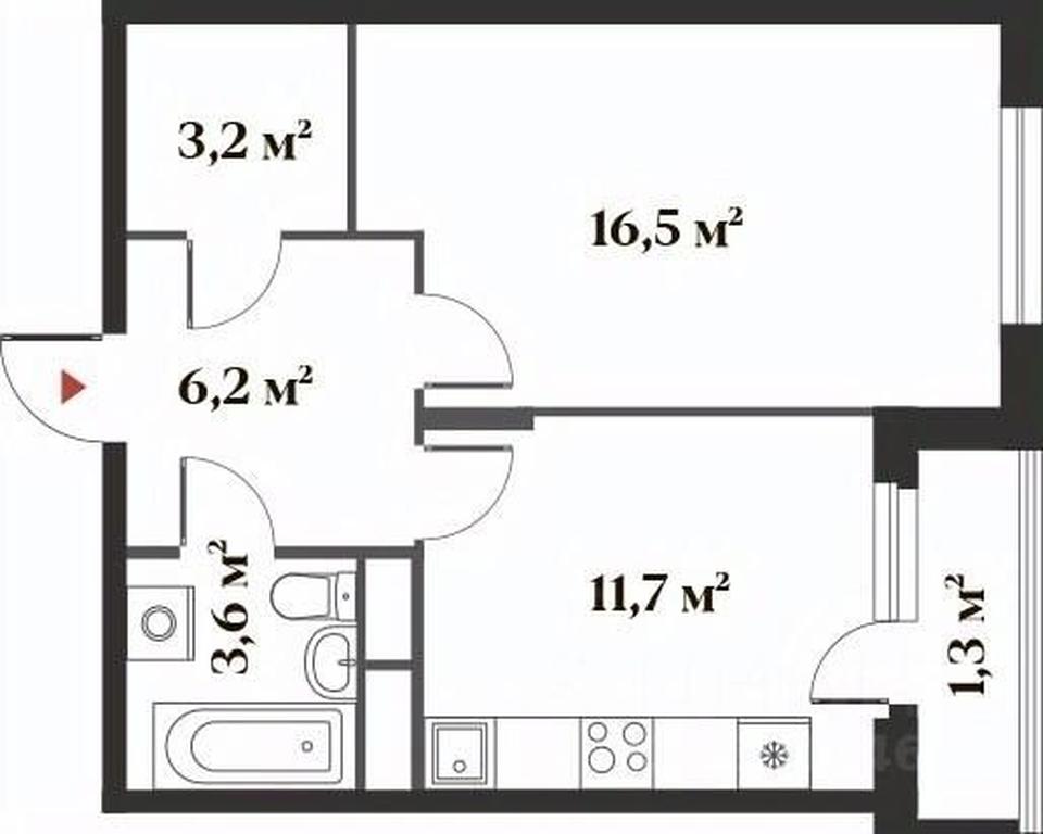 Apartment Sale, 41.1平方米 at 8 klenov, Novaya Moskovskaya ulitsa, Opalikha Microdistrict, Krasnogorsk, Moscow Region, Russia #1