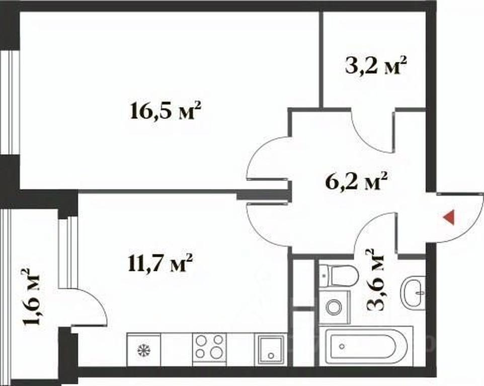Apartment Sale, 41 sq. m. at 8 klenov, Novaya Moskovskaya ulitsa, Opalikha Microdistrict, Krasnogorsk, Moscow Region, Russia #1