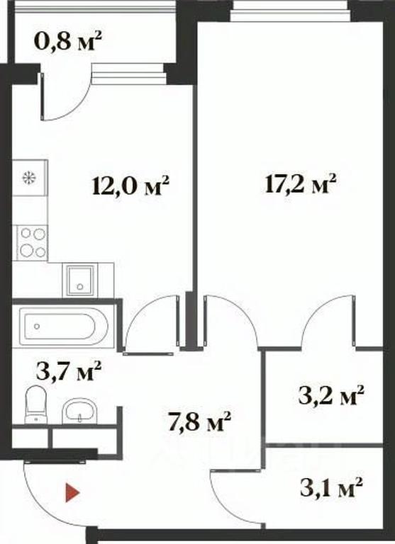 Apartment Sale, 45.2平方米 at 8 klenov, Novaya Moskovskaya ulitsa, Opalikha Microdistrict, Krasnogorsk, Moscow Region, Russia #1 Apartment Sale, 45.2平方米 at 8 klenov, Novaya Moskovskaya ulitsa, Opalikha Microdistrict, Krasnogorsk, Moscow Region, Russia #1