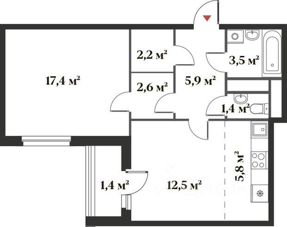 1-BD Apartment Sale, 51.3 sq. m. at 8 klenov, Novaya Moskovskaya ulitsa, Opalikha Microdistrict, Krasnogorsk, Moscow Region, Russia #1 1-BD Apartment Sale, 51.3 sq. m. at 8 klenov, Novaya Moskovskaya ulitsa, Opalikha Microdistrict, Krasnogorsk, Moscow Region, Russia #1