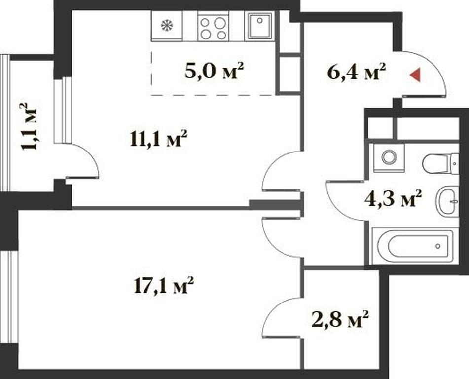 1-BD Apartment Sale, 46.7 sq. m. at 8 klenov, Novaya Moskovskaya ulitsa, Opalikha Microdistrict, Krasnogorsk, Moscow Region, Russia #1 1-BD Apartment Sale, 46.7 sq. m. at 8 klenov, Novaya Moskovskaya ulitsa, Opalikha Microdistrict, Krasnogorsk, Moscow Region, Russia #1