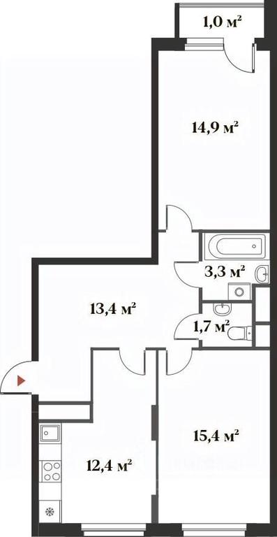 1-BD Apartment Sale, 61.1 sq. m. at 8 klenov, Novaya Moskovskaya ulitsa, Opalikha Microdistrict, Krasnogorsk, Moscow Region, Russia #1 1-BD Apartment Sale, 61.1 sq. m. at 8 klenov, Novaya Moskovskaya ulitsa, Opalikha Microdistrict, Krasnogorsk, Moscow Region, Russia #1