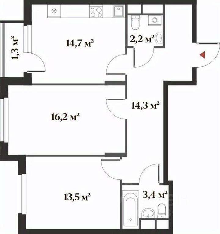 1-BD Apartment Sale, 63.8 sq. m. at 8 klenov, Novaya Moskovskaya ulitsa, Opalikha Microdistrict, Krasnogorsk, Moscow Region, Russia #1 1-BD Apartment Sale, 63.8 sq. m. at 8 klenov, Novaya Moskovskaya ulitsa, Opalikha Microdistrict, Krasnogorsk, Moscow Region, Russia #1