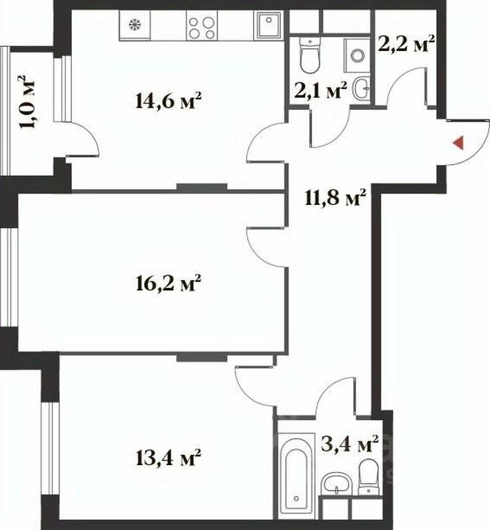 1-BD Apartment Sale, 63.8 sq. m. at 8 klenov, Novaya Moskovskaya ulitsa, Opalikha Microdistrict, Krasnogorsk, Moscow Region, Russia #1 1-BD Apartment Sale, 63.8 sq. m. at 8 klenov, Novaya Moskovskaya ulitsa, Opalikha Microdistrict, Krasnogorsk, Moscow Region, Russia #1