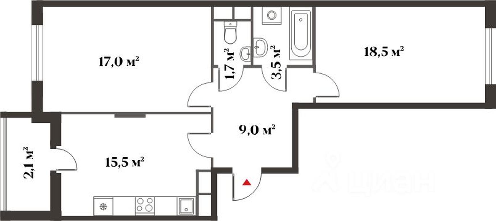 1-BD Apartment Sale, 64 sq. m. at 8 klenov, Novaya Moskovskaya ulitsa, Opalikha Microdistrict, Krasnogorsk, Moscow Region, Russia #2 1-BD Apartment Sale, 64 sq. m. at 8 klenov, Novaya Moskovskaya ulitsa, Opalikha Microdistrict, Krasnogorsk, Moscow Region, Russia #2