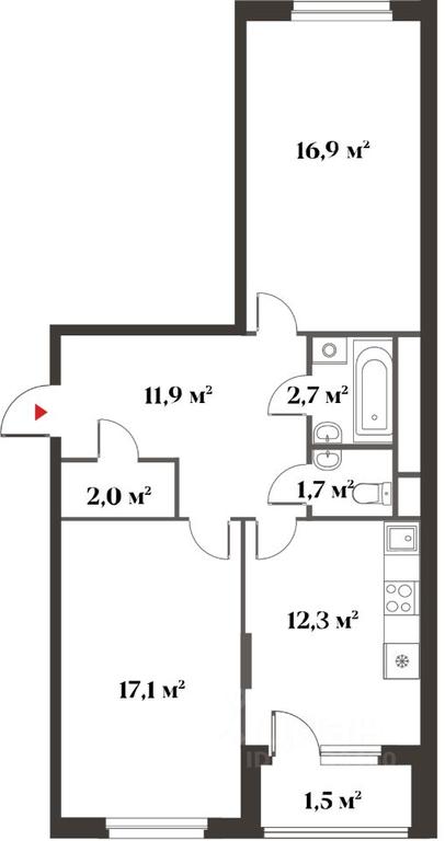1-BD Apartment Sale, 64.6平方米 at 8 klenov, Novaya Moskovskaya ulitsa, Opalikha Microdistrict, Krasnogorsk, Moscow Region, Russia #1 1-BD Apartment Sale, 64.6平方米 at 8 klenov, Novaya Moskovskaya ulitsa, Opalikha Microdistrict, Krasnogorsk, Moscow Region, Russia #1