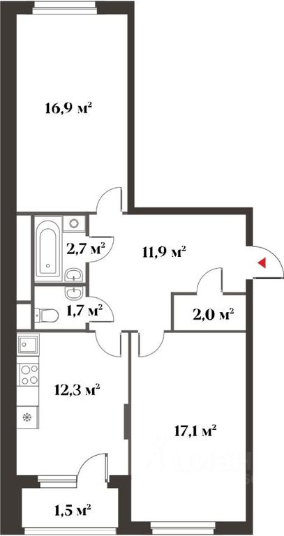 1-BD Apartment Sale, 64.6 sq. m. at 8 klenov, Novaya Moskovskaya ulitsa, Opalikha Microdistrict, Krasnogorsk, Moscow Region, Russia #2 1-BD Apartment Sale, 64.6 sq. m. at 8 klenov, Novaya Moskovskaya ulitsa, Opalikha Microdistrict, Krasnogorsk, Moscow Region, Russia #2