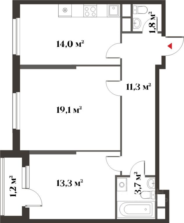1-BD Apartment Sale, 63.2 sq. m. at 8 klenov, Novaya Moskovskaya ulitsa, Opalikha Microdistrict, Krasnogorsk, Moscow Region, Russia #2 1-BD Apartment Sale, 63.2 sq. m. at 8 klenov, Novaya Moskovskaya ulitsa, Opalikha Microdistrict, Krasnogorsk, Moscow Region, Russia #2