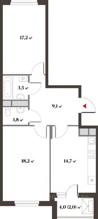 1-BD Apartment Sale, 64.2 sq. m. at 8 klenov, Novaya Moskovskaya ulitsa, Opalikha Microdistrict, Krasnogorsk, Moscow Region, Russia #1 1-BD Apartment Sale, 64.2 sq. m. at 8 klenov, Novaya Moskovskaya ulitsa, Opalikha Microdistrict, Krasnogorsk, Moscow Region, Russia #1