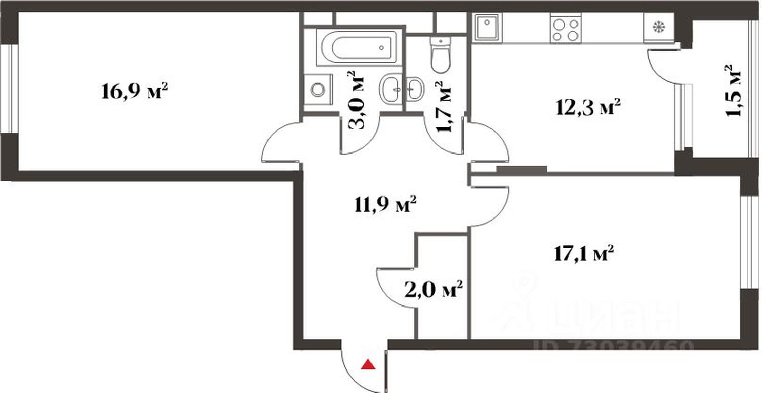 1-BD Apartment Sale, 64.8平方米 at 8 klenov, Novaya Moskovskaya ulitsa, Opalikha Microdistrict, Krasnogorsk, Moscow Region, Russia #1 1-BD Apartment Sale, 64.8平方米 at 8 klenov, Novaya Moskovskaya ulitsa, Opalikha Microdistrict, Krasnogorsk, Moscow Region, Russia #1