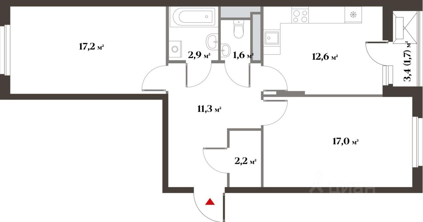 1-BD Apartment Sale, 66 sq. m. at 8 klenov, Novaya Moskovskaya ulitsa, Opalikha Microdistrict, Krasnogorsk, Moscow Region, Russia #1 1-BD Apartment Sale, 66 sq. m. at 8 klenov, Novaya Moskovskaya ulitsa, Opalikha Microdistrict, Krasnogorsk, Moscow Region, Russia #1