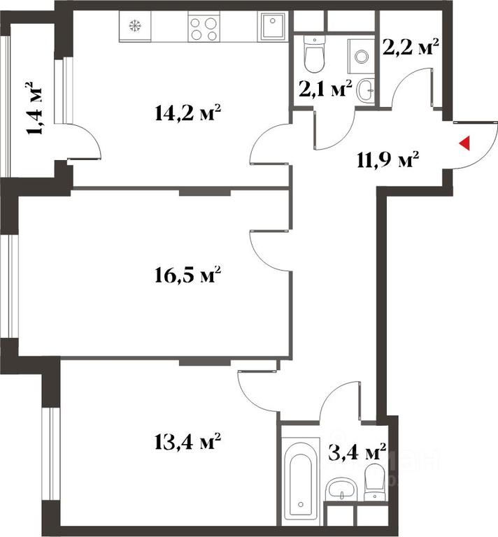 1-BD Apartment Sale, 63.9 sq. m. at 8 klenov, Novaya Moskovskaya ulitsa, Opalikha Microdistrict, Krasnogorsk, Moscow Region, Russia #2 1-BD Apartment Sale, 63.9 sq. m. at 8 klenov, Novaya Moskovskaya ulitsa, Opalikha Microdistrict, Krasnogorsk, Moscow Region, Russia #2