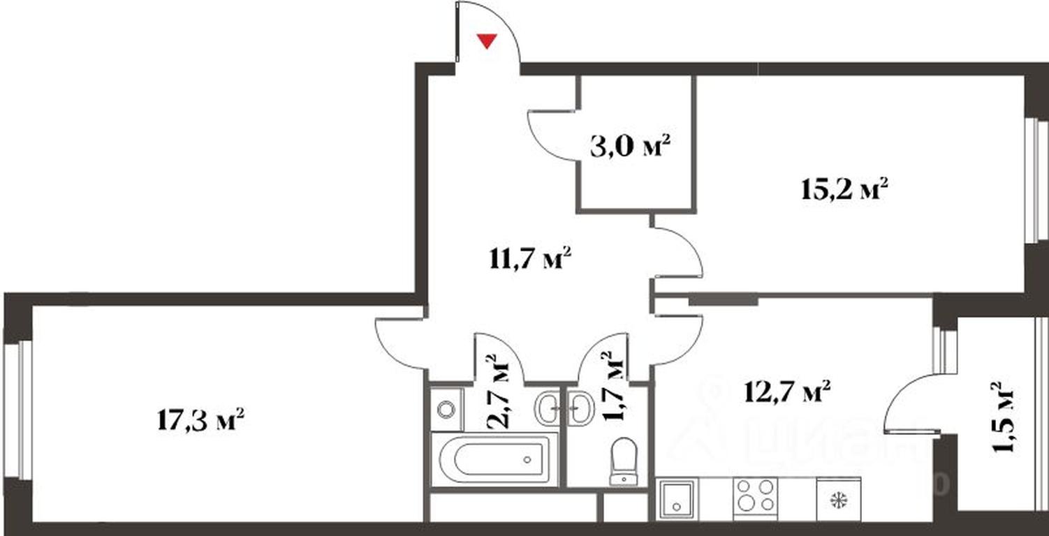 1-BD Apartment Sale, 64.3平方米 at 8 klenov, Novaya Moskovskaya ulitsa, Opalikha Microdistrict, Krasnogorsk, Moscow Region, Russia #1 1-BD Apartment Sale, 64.3平方米 at 8 klenov, Novaya Moskovskaya ulitsa, Opalikha Microdistrict, Krasnogorsk, Moscow Region, Russia #1