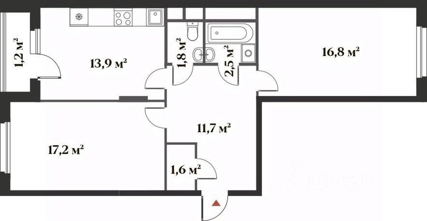 1-BD Apartment Sale, 65.3平方米 at 8 klenov, Novaya Moskovskaya ulitsa, Opalikha Microdistrict, Krasnogorsk, Moscow Region, Russia #1 1-BD Apartment Sale, 65.3平方米 at 8 klenov, Novaya Moskovskaya ulitsa, Opalikha Microdistrict, Krasnogorsk, Moscow Region, Russia #1