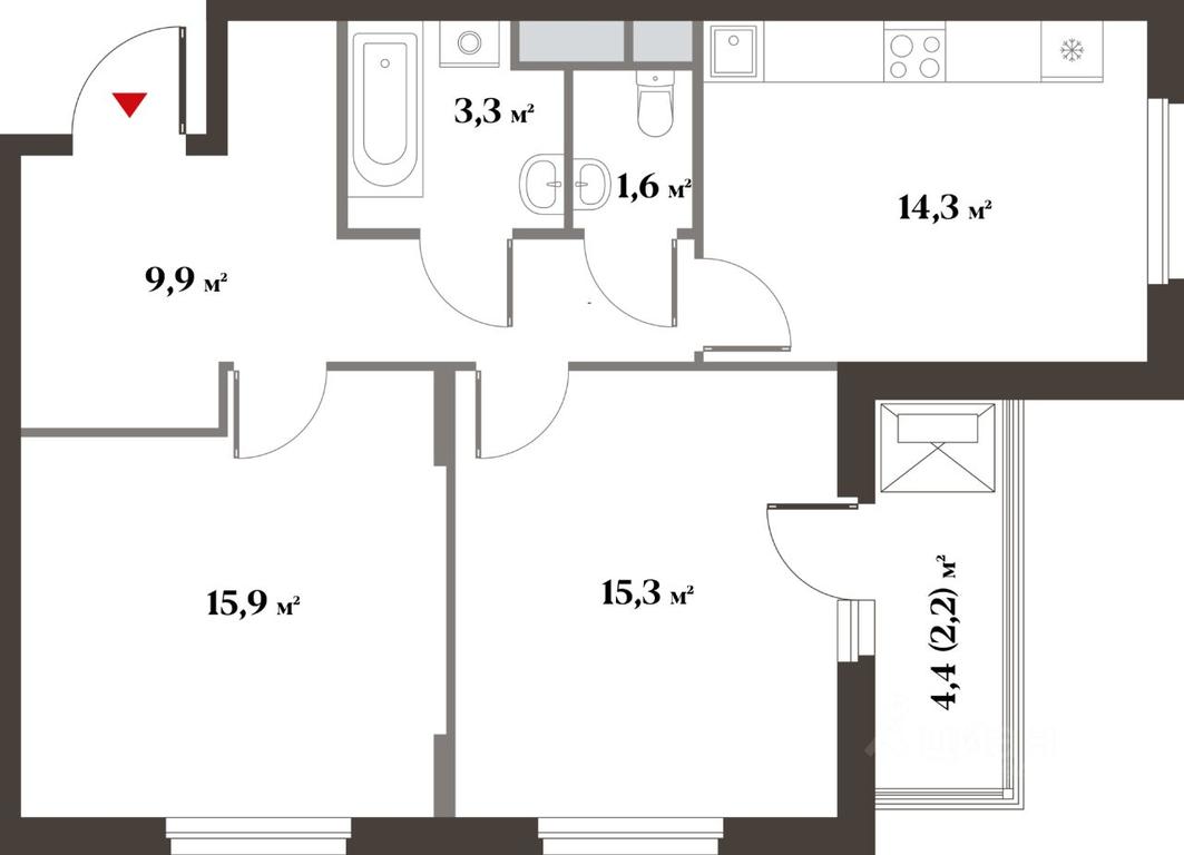 1-BD Apartment Sale, 64.9 sq. m. at 8 klenov, Novaya Moskovskaya ulitsa, Opalikha Microdistrict, Krasnogorsk, Moscow Region, Russia #1 1-BD Apartment Sale, 64.9 sq. m. at 8 klenov, Novaya Moskovskaya ulitsa, Opalikha Microdistrict, Krasnogorsk, Moscow Region, Russia #1