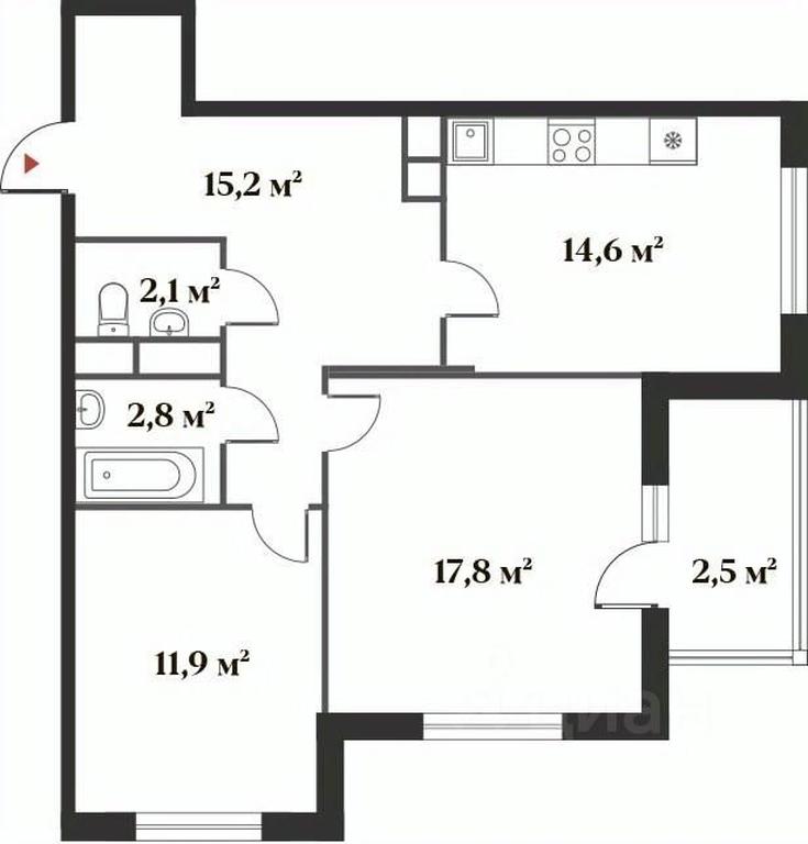 1-BD Apartment Sale, 64.5 sq. m. at 8 klenov, Novaya Moskovskaya ulitsa, Opalikha Microdistrict, Krasnogorsk, Moscow Region, Russia #1 1-BD Apartment Sale, 64.5 sq. m. at 8 klenov, Novaya Moskovskaya ulitsa, Opalikha Microdistrict, Krasnogorsk, Moscow Region, Russia #1
