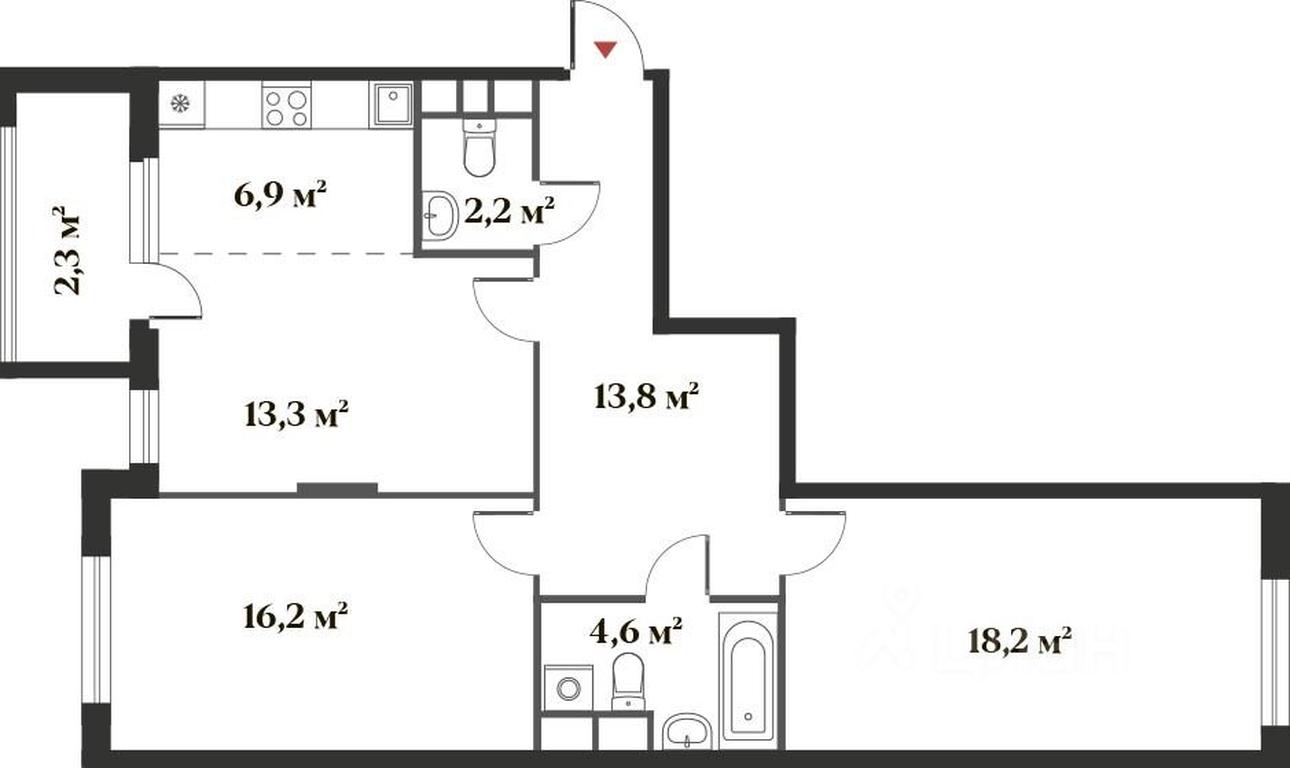 2-BD Apartment Sale, 74.6 sq. m. at 8 klenov, Novaya Moskovskaya ulitsa, Opalikha Microdistrict, Krasnogorsk, Moscow Region, Russia #1 2-BD Apartment Sale, 74.6 sq. m. at 8 klenov, Novaya Moskovskaya ulitsa, Opalikha Microdistrict, Krasnogorsk, Moscow Region, Russia #1