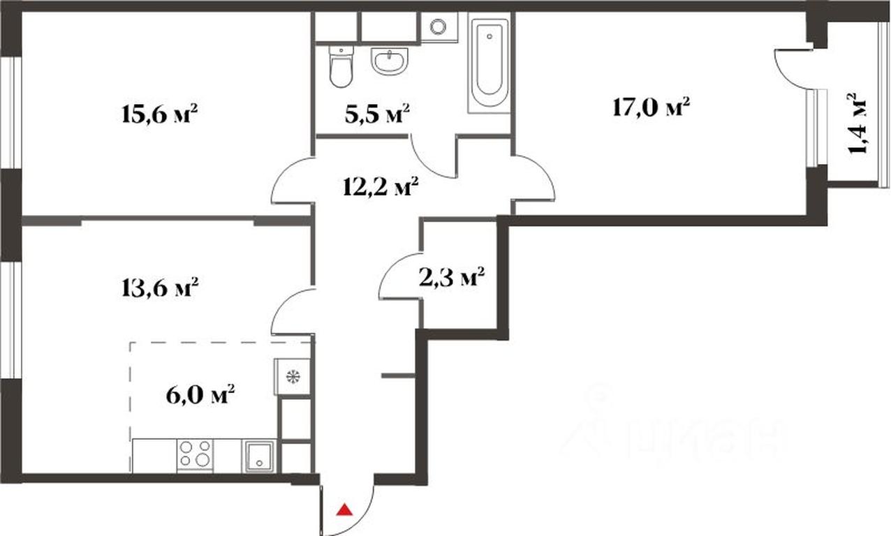 2-BD Apartment Sale, 72.5平方米 at 8 klenov, Novaya Moskovskaya ulitsa, Opalikha Microdistrict, Krasnogorsk, Moscow Region, Russia #2 2-BD Apartment Sale, 72.5平方米 at 8 klenov, Novaya Moskovskaya ulitsa, Opalikha Microdistrict, Krasnogorsk, Moscow Region, Russia #2