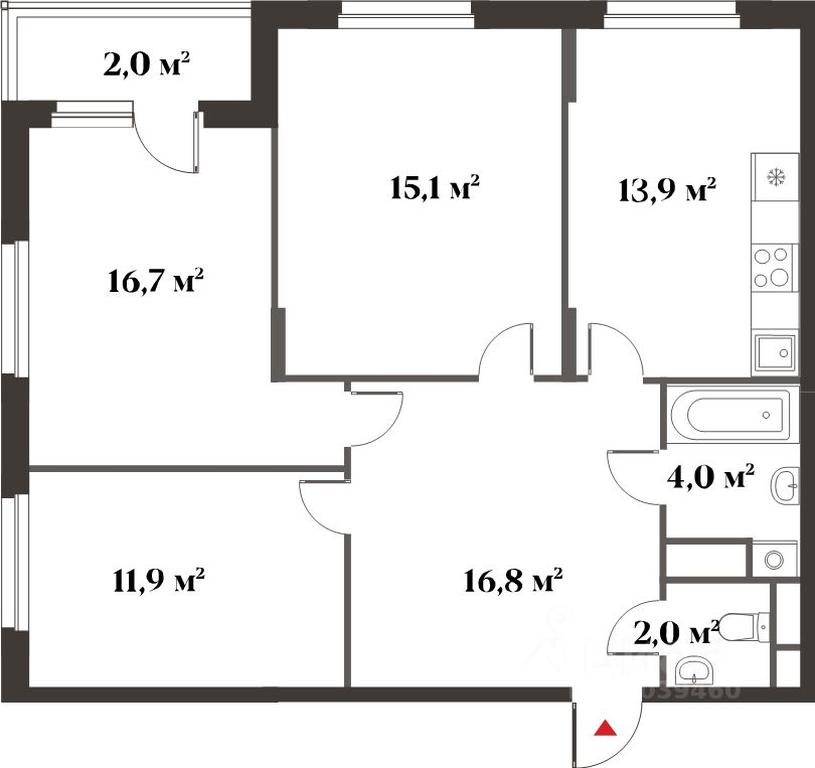 2-BD Apartment Sale, 80.4平方米 at 8 klenov, Novaya Moskovskaya ulitsa, Opalikha Microdistrict, Krasnogorsk, Moscow Region, Russia #1 2-BD Apartment Sale, 80.4平方米 at 8 klenov, Novaya Moskovskaya ulitsa, Opalikha Microdistrict, Krasnogorsk, Moscow Region, Russia #1