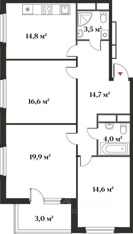 2-BD Apartment Sale, 88.1平方米 at 8 klenov, Novaya Moskovskaya ulitsa, Opalikha Microdistrict, Krasnogorsk, Moscow Region, Russia #1 2-BD Apartment Sale, 88.1平方米 at 8 klenov, Novaya Moskovskaya ulitsa, Opalikha Microdistrict, Krasnogorsk, Moscow Region, Russia #1